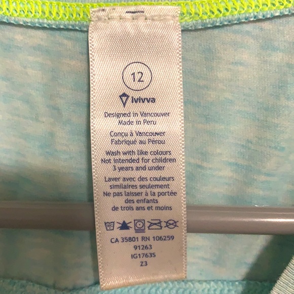 Lululemon Ivivva Girls Tank Top - Picture 6 of 6